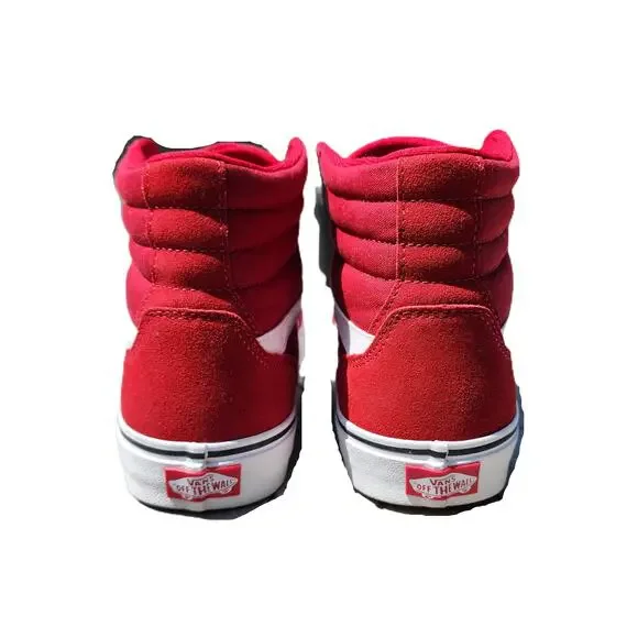 Vans Filmore Hi Suede Canvas Chili Pepper Skater Sneakers 10.5 - Picture 6 of 9